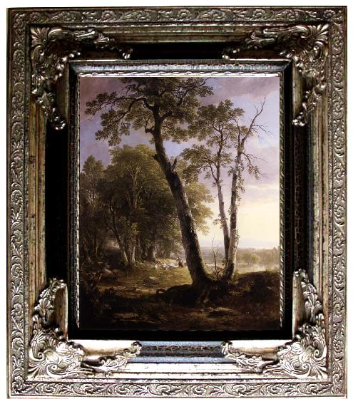 framed  Asher Brown Durand Landscape Composition,Afternoon,in the woods, Ta053